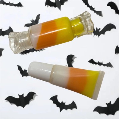 Candy Corn Flavored candy shaped novelty halloween Lip gloss