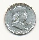1949 P FRANKLIN SILVER HALF DOLLAR