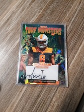2024 Wild Card Haunted Hits - Autographed Turf Monsters Nico Iamaleava Zombie 