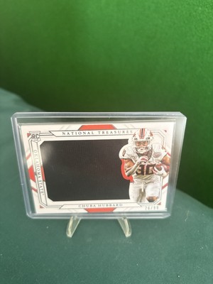 Chuba Hubbard RC National Treasures Patch /99 OSU #RS32