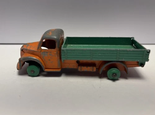 1950s Vintage Dinky #414 Dodge Orange Tipper  Truck