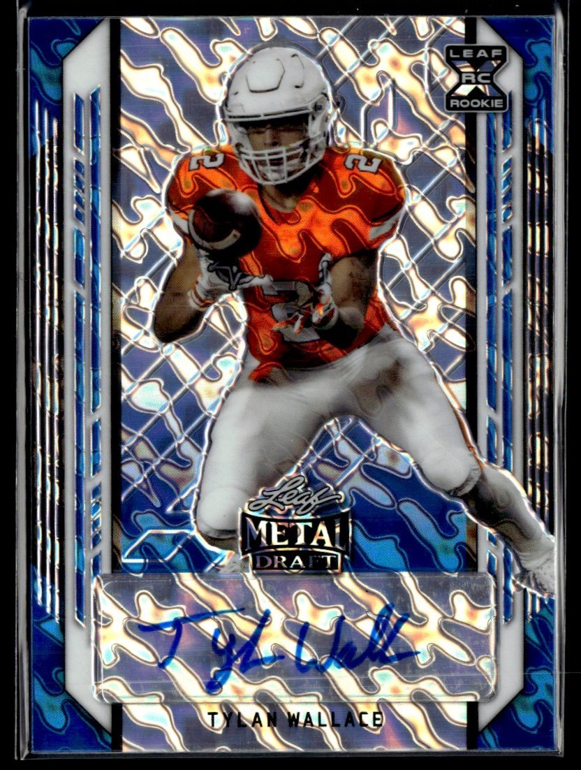 Tylan Wallace Leaf Metal Draft Flashback Autographs #BATW1 Base