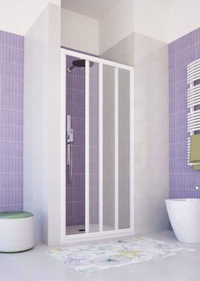 Box doccia nicchia Iris 80 in pvc apertura laterale