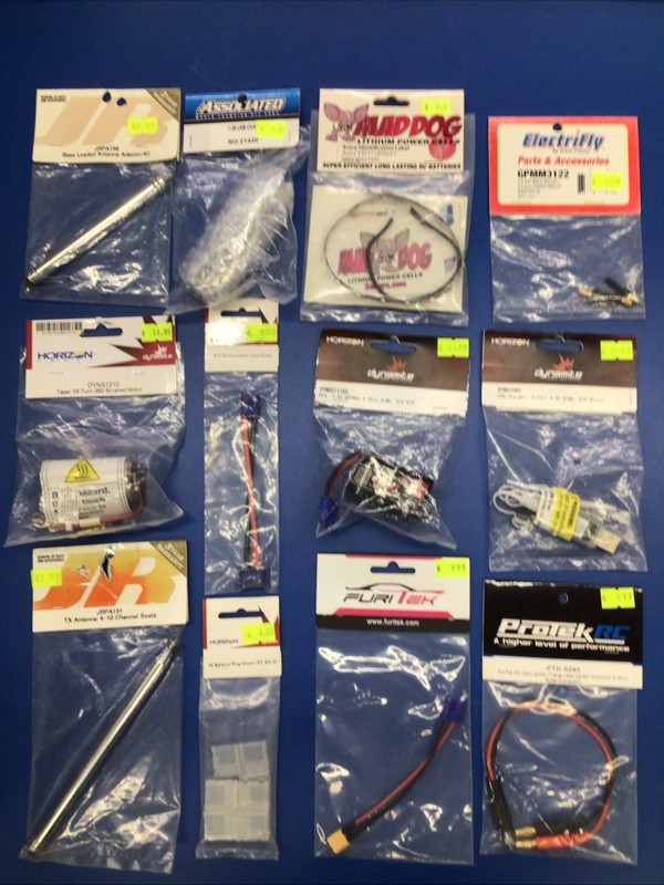 Rc Parts Associated, Jr, Dynamite, Protek, Mad Dog, Etc Assortment Mix Lot #55