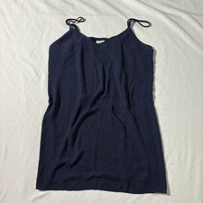 Knox Rose Navy Blue Spaghetti Strap V-Neck Mini Slip Dress XL