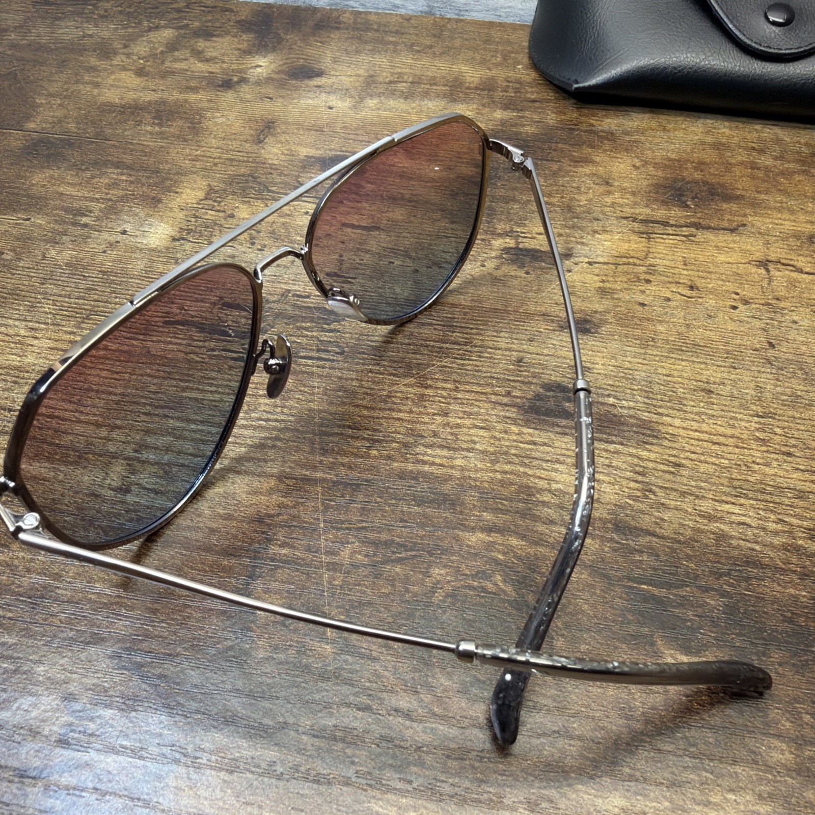 Diff Eyewear Dash Chrome Frame Polarized Blue Mir… - image 3