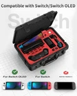 Waterproof Hard Shell Storage Case For Nintendo Switch OLED Console & Controller