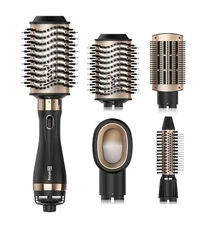 Hot Air Brush Set for Straightening/Drying/Curling