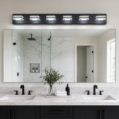 39'' LED Vanity Light Bathroom Mirror Wall Lamp Fixture Dimmable 6 Lights Sconce