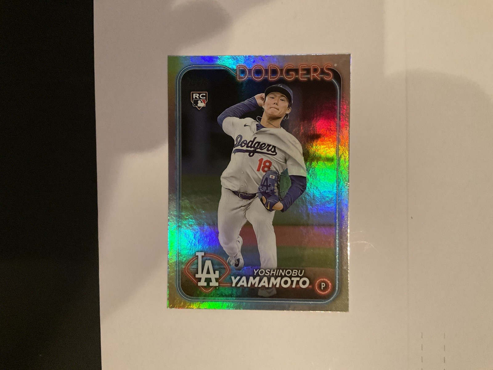 2024 Topps Series 2 - Yoshinobu Yamamoto #553 Rainbow Foil (RC)
