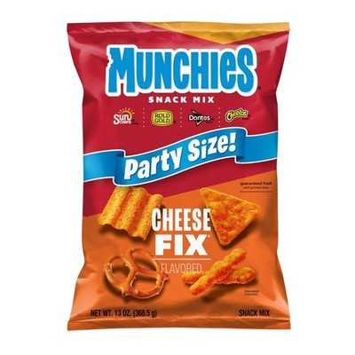 Munchies Cheese Fix Party Size Snack Chips, 13 Ounce Bag