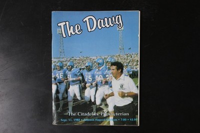The Dawg Sept 11 1982 The Citadel vs Presbyterian Football Program Sports