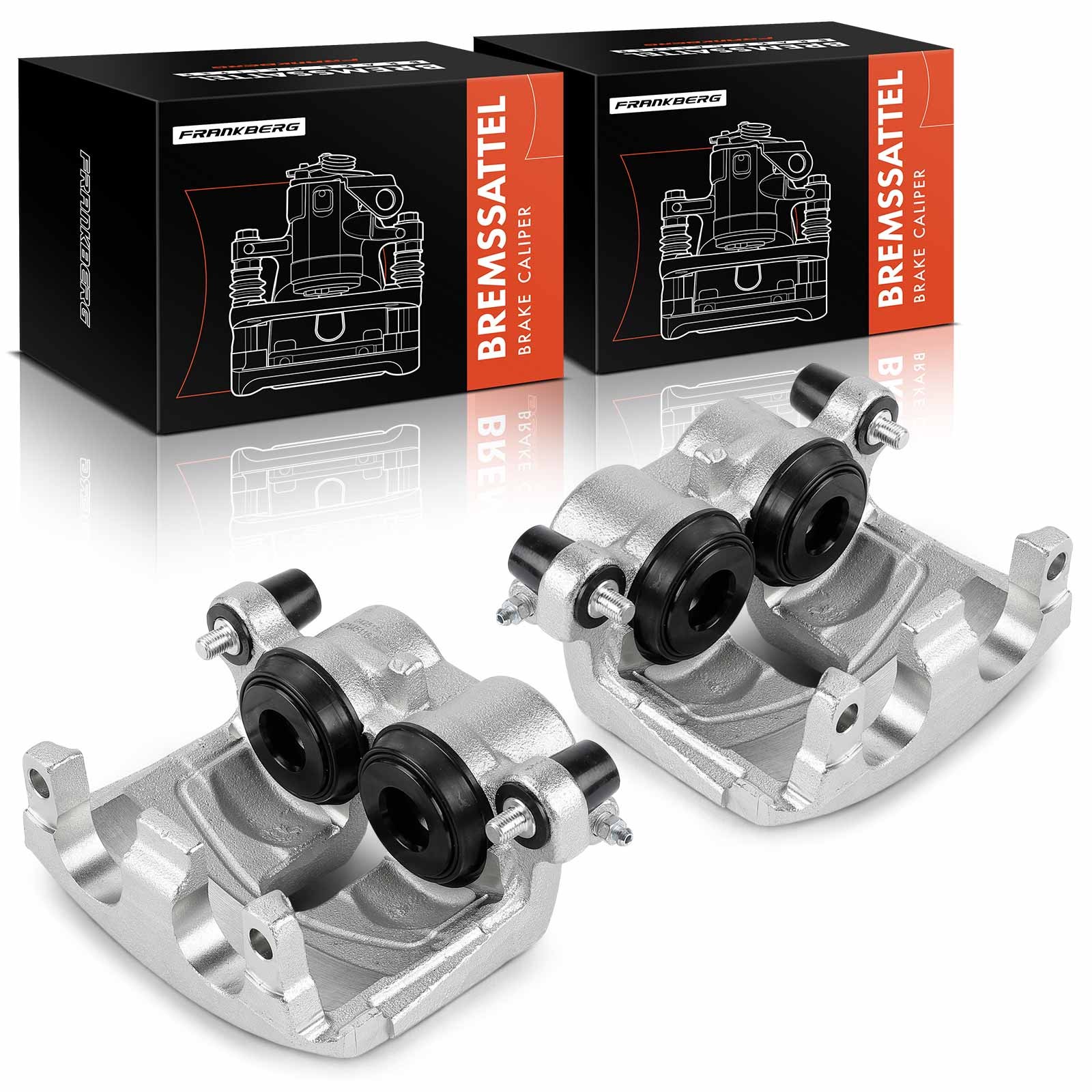 FRANKBERG 2x Brake Caliper for Jeep Grand Cherokee WK2 10-24 345116 Front Side