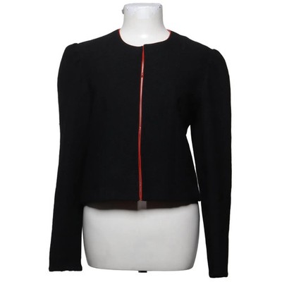 Original Boos, Strickjacke, Damen, Größe: 40, Schwarz/Rot #vkD