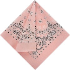 Single Pack Bandana 60s Premium Cotton Soft Thin Handkerchief Large Size for Men
