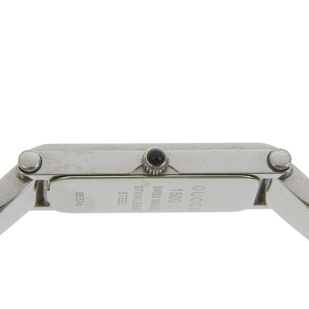 Gucci 1500L Silver Dial Rectangular Quartz Ladies… - image 6