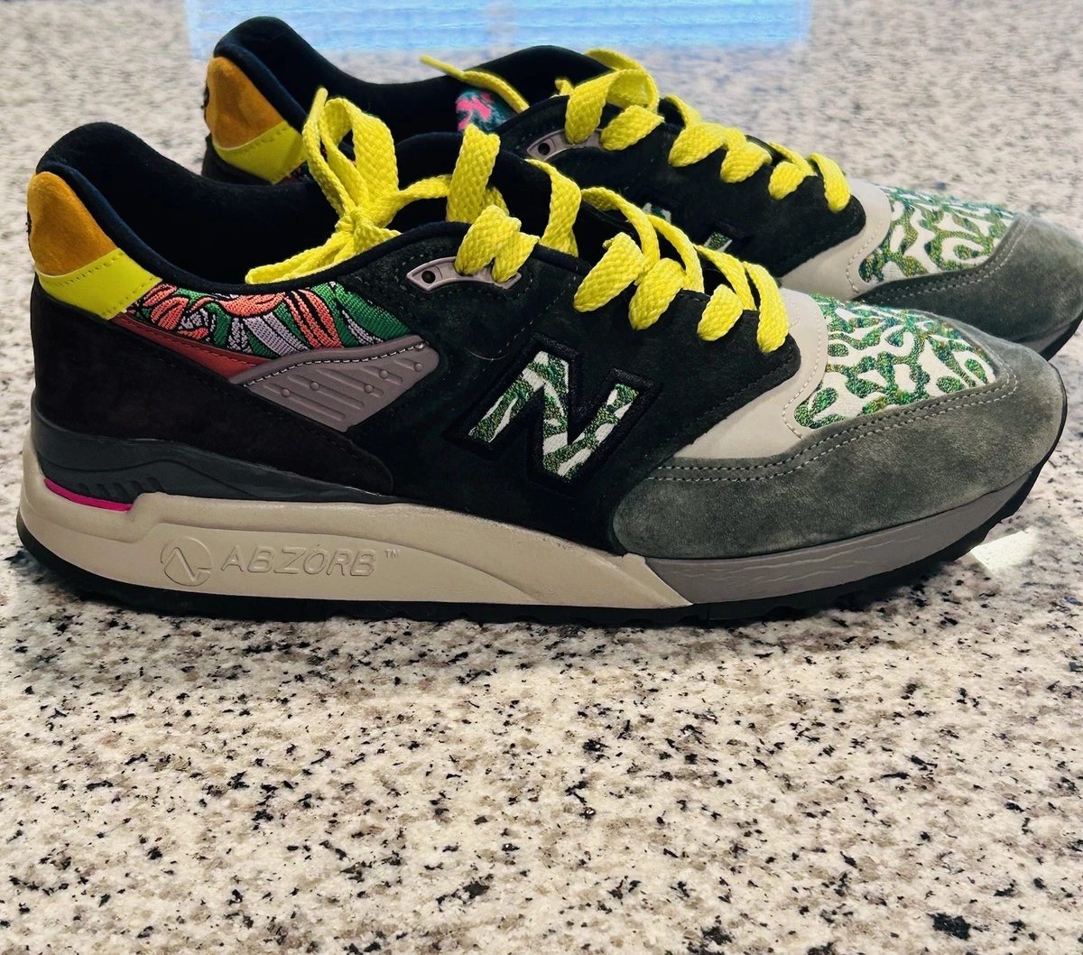 New Balance 998 Made in USA Festival Pack - Green for Sale