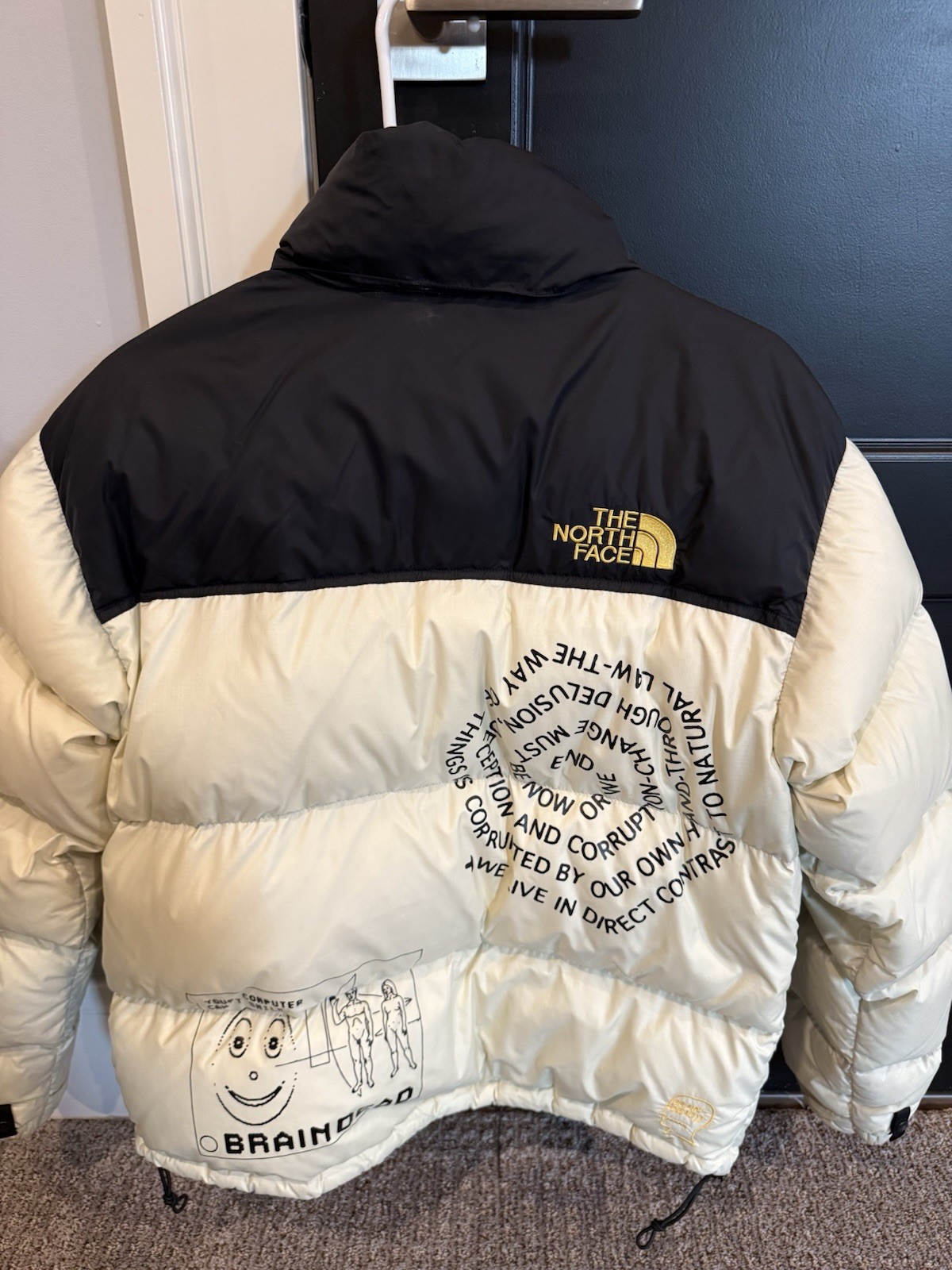 The North Face X Brain Dead Nuptse Jacket Men’s Small image 3