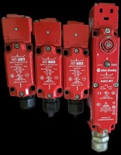 3 Allen Bradley MT-GD2 and 1- 440G-MT GuardMaster Safety Interlock Switch Lot