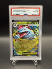 PSA 10 GEM MINT MEGA VENUSAUR EX | MEGA EVOLUTIONS 003/132