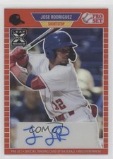 2021 Leaf Pro Set Metal 1989 Pro Set Auto Jose Rodriguez #PA-JR3 Auto 0a17