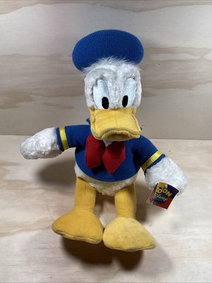 Rare Walt Disney World Toon Disney Channel Donald Duck 18  Plush With Tags READ