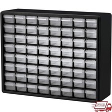 64 Drawer Plastic Storage Organizer Garage Classroom Craft Makeup Tools New