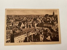 1910 Nuremberg Panoramic City View Vintage Postcard rare