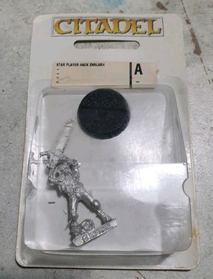 Blood Bowl Undead Star Player Hack Enslash Chainsaw Metal OOP Blister BNIB