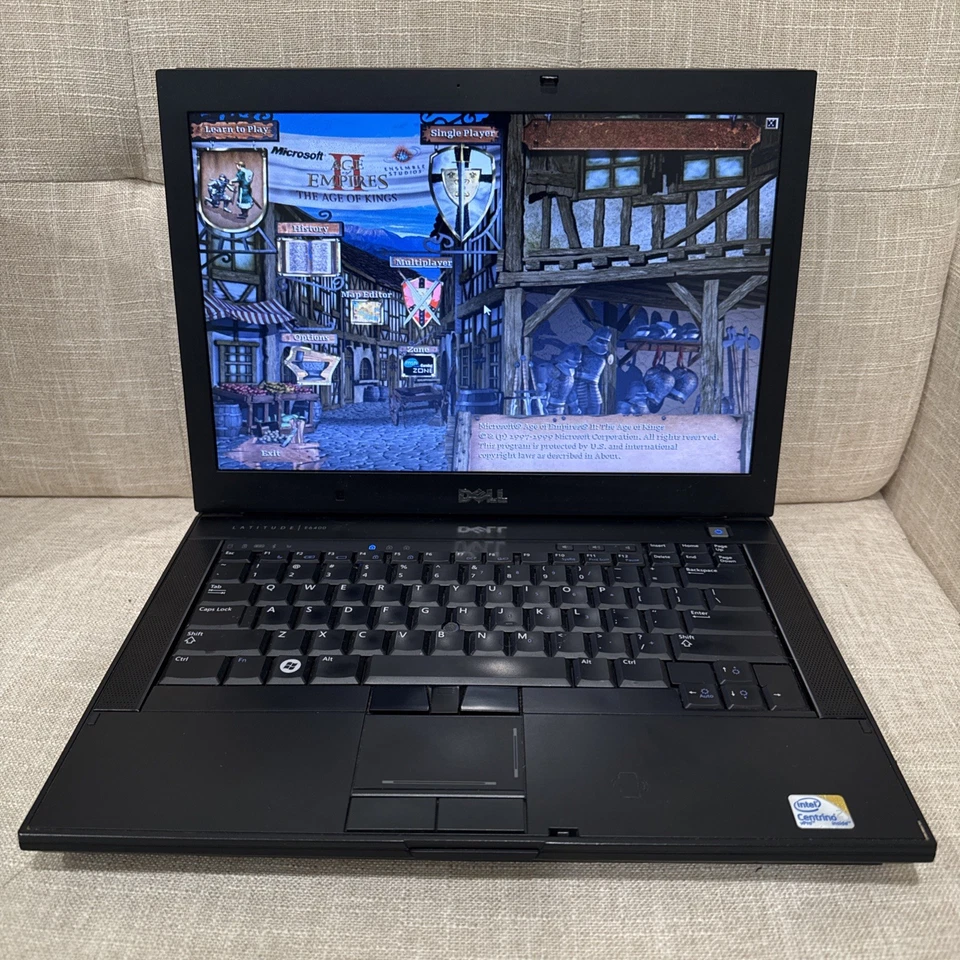 Dell Latitude 14" Vintage Retro Gaming Laptop NVIDIA 2GHz 4GB RAM 60GB SSD Win 7 - Image 2 of 4