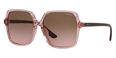 Vogue Woman Sunglasses VO5352SF 288314 56mm Coral - Violet Brown Lens - NEW