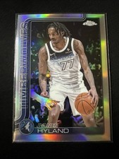2025 Topps Chrome Bones Hyland Refractor #90 Minnesota Timberwolves Guard