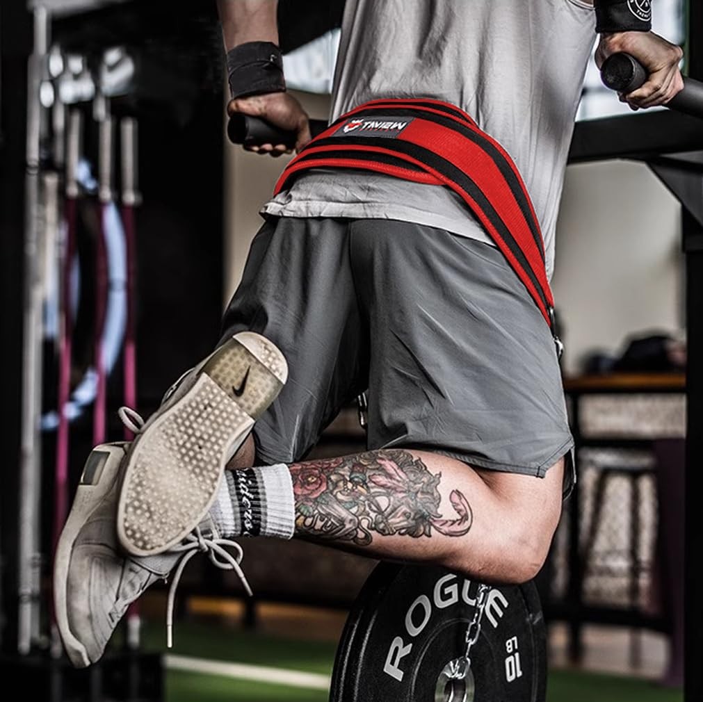 Dip Belt With Chain Weighted Belt for Pullups - Heavy Duty Dip Belt with Chai...