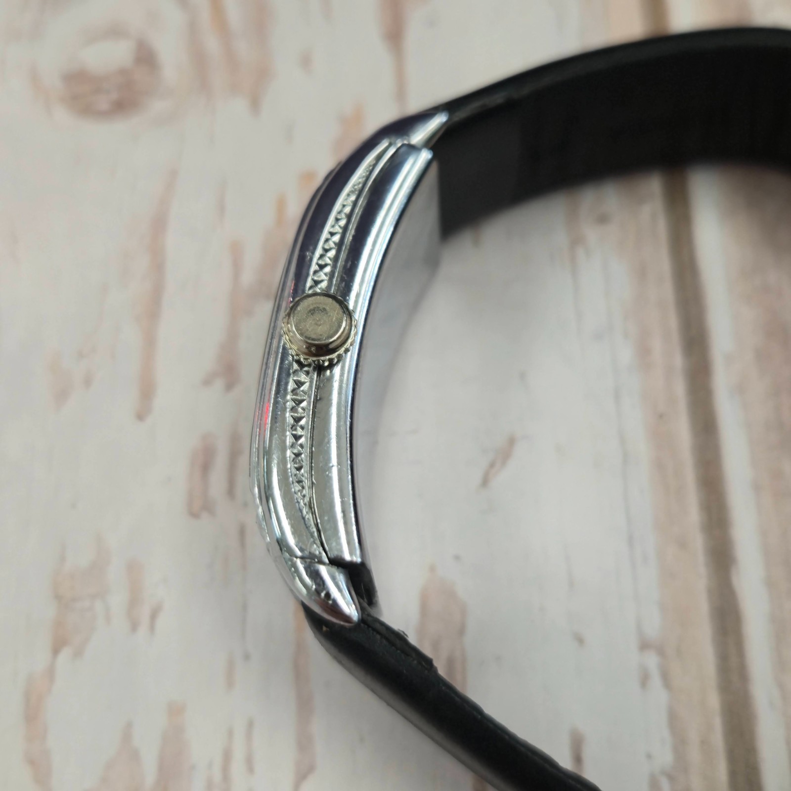 1934 Elgin Art Deco Rectangular Wristwatch 7 Jewe… - image 10