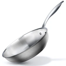 Duxtop Professional Stainless Steel Fry Pan, Induction Ready Cookware with Im...