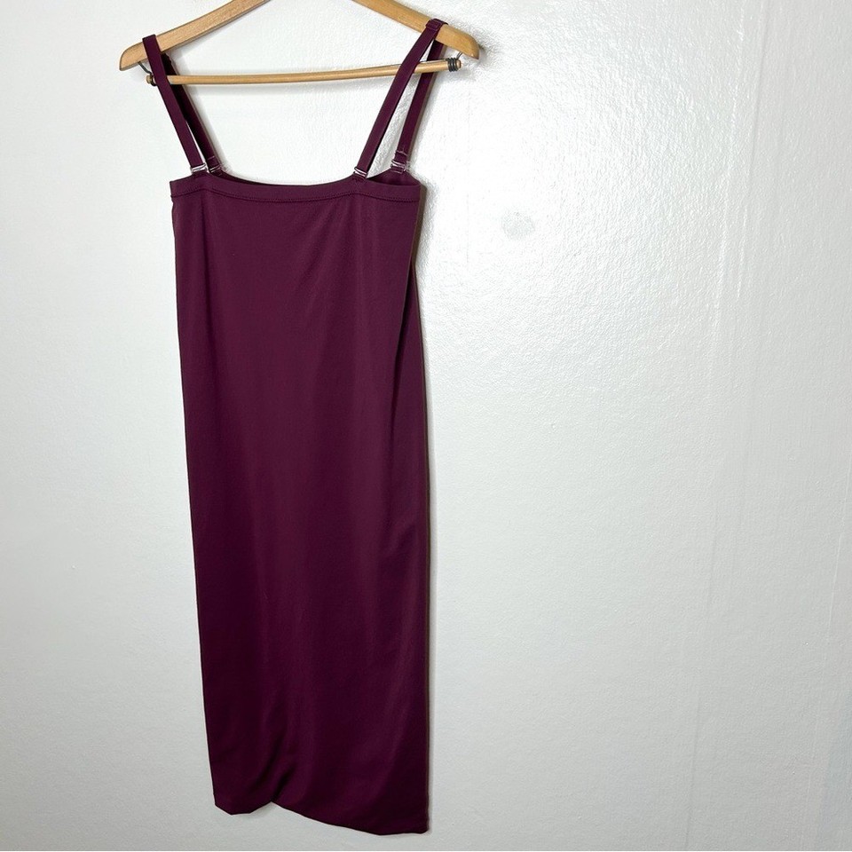 Yitty By Fabletics Convertible Sculpting Shapewear Dress Maroon Plus ...