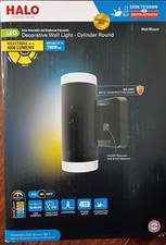 halo  dusk to dawn 4000 lumens outdoor wall light color selectable
