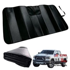 Car Windshield Sunshade Thicken 5-Layer for 2019-2026 RAM 1500 new black