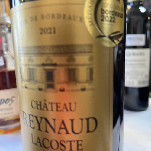 unverkäufliche Goldmedaille 6x 75oml Bordeaux Château Reynaud Lacoste 2021🍷13% - Bild 5 von 6