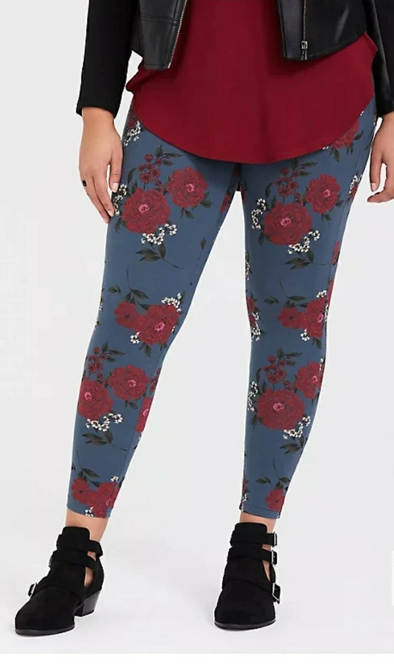 Leggings Torrid Estampado Floral Mujer Talla M Foto 3 de 4