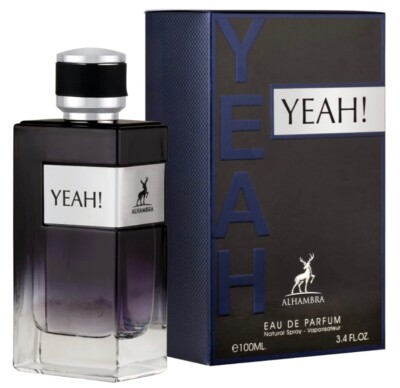 YEAH by Maison Alhambra Eau de Parfum for Men 3.4 OZ  100 ML Brand new free ship