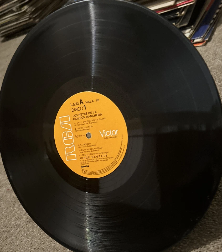 LOS REYES DE LA CANCION RANCHERA 3 LPS-Jorge Negrete Jose Alfredo - Image 3 of 4