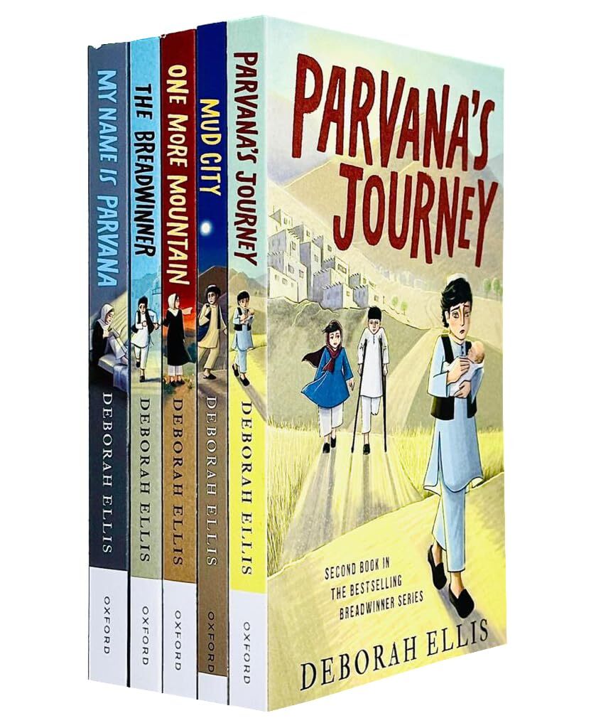 Breadwinner Series Collection 5 Books Set By Deborah Ellis (My Name is Parvana,
