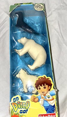 Fisher Price Go Diego Go Rescue Polartiere Figurenset Bär Robbe Polarfuchs