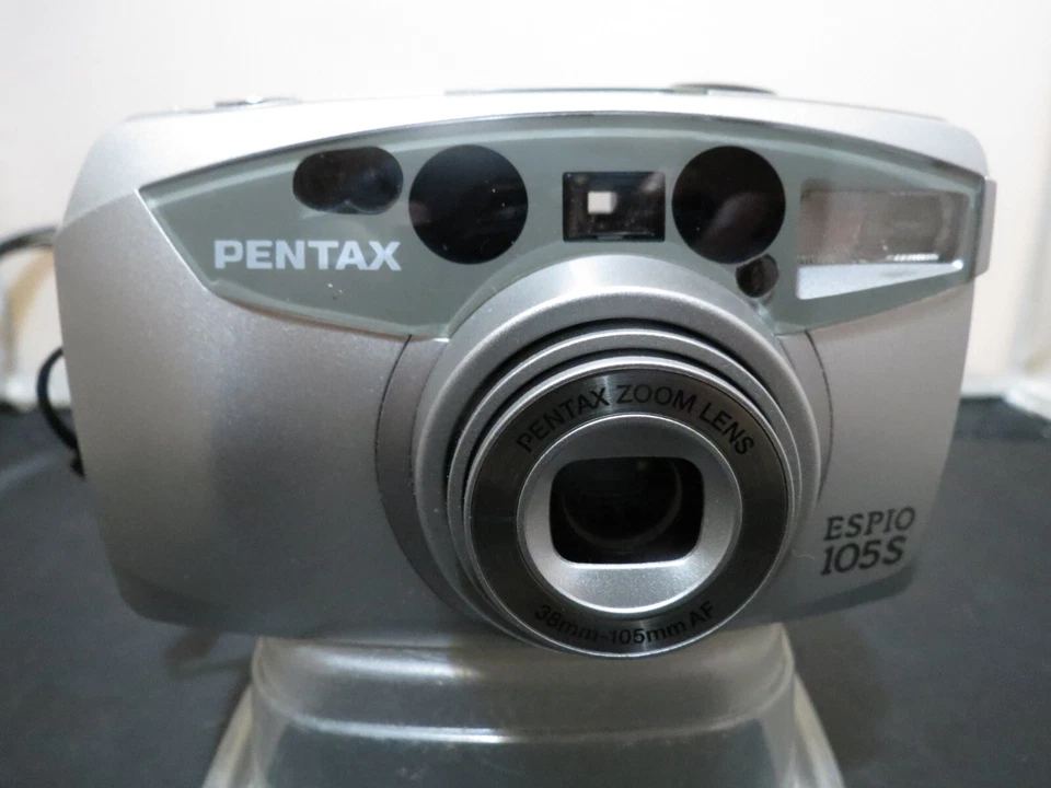 PENTAX ESPIO 105 S 35mm Film Point & Shoot Camera with 38-105mm Zoom + Case - Image 3 of 4