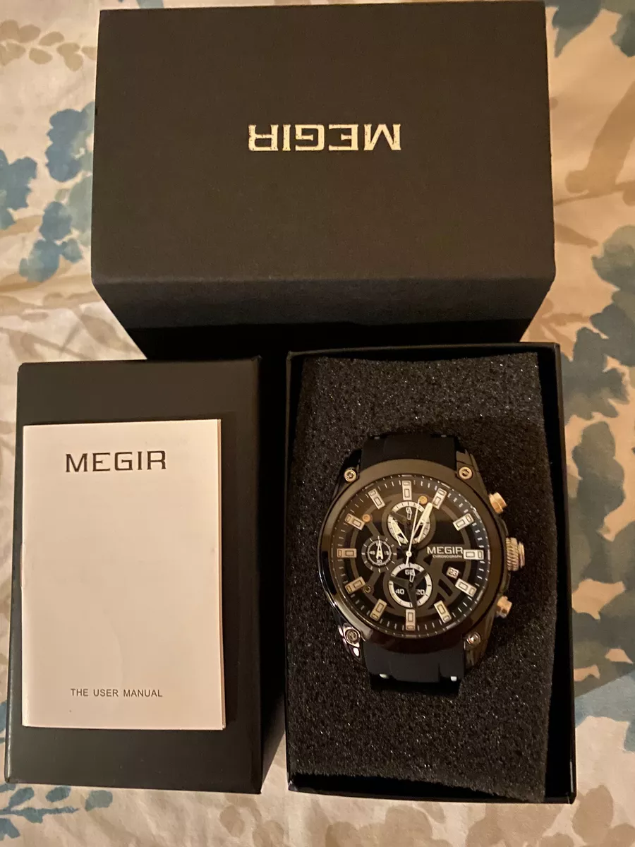 MEGIR Montre quartz analogique pour homme