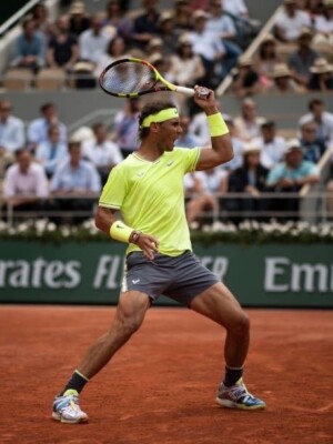 NWT : Rafael Nadal Nike 2019 French Open Shirt size:S (JPN M) RAFA