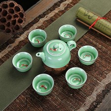 Porcelain tea set in Chinese fish set ceramic tea pot kung fu tea sets tea cups