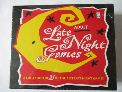 Adult Late Night Games Spiel Neu Versiegelt und Ungeöffnet.