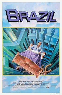 Brazil movie poster - 11 x 17 - Jonathan Pryce, Terry Gilliam | eBay